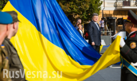 «Российских оккупантов от украинского флага корежит, как чертей от ладана, — Порошенко