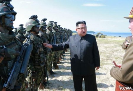 Соревнования северокорейских частей специальных операций
