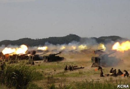 Соревнования северокорейских частей специальных операций