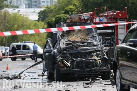 Во взорванном в Киеве автомобиле с боевиком находилась всемирно известная модель (ВИДЕО)