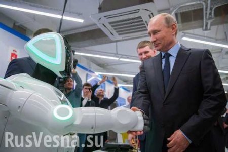 «Здравствуйте, Владимир Владимирович», — робот-андроид поздоровался с Путиным на выставке в Перми (ВИДЕО)