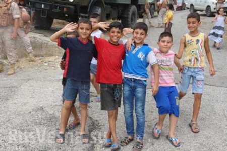 Трогательные кадры: Военные России и дети Сирии в горной Латакии — репортаж «РВ» (ФОТО)