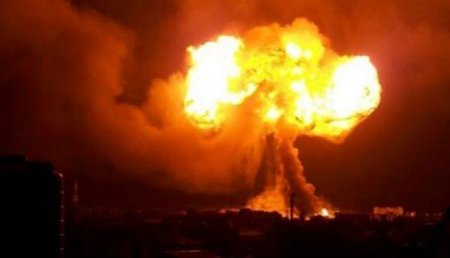Мощный взрыв на газовой станции в Гане попал на видео (ВИДЕО)