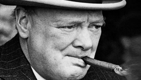 Недокуреннуая сигара Черчилля ушла с молотка за 12 тысяч долларов