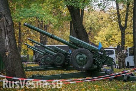 ВАЖНО: служба протокола Порошенко открестилась от «неизвестных артиллеристов» в центре Киева (ВИДЕО)