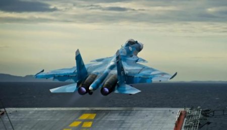 ВМФ впервые задействовал Су-33 и МиГ-29 в Сирии