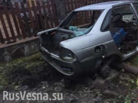 На Закарпатье взорвали машину соратника Порошенко (ФОТО)