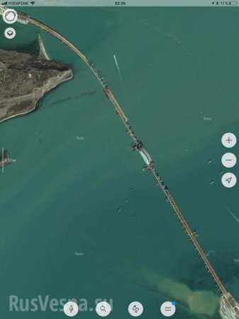«Яндекс» обновил спутниковые снимки Крымского моста (ФОТО)