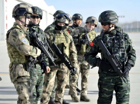 Стартовали совместные учения Росгвардии и Народной вооруженной полиции КНР
