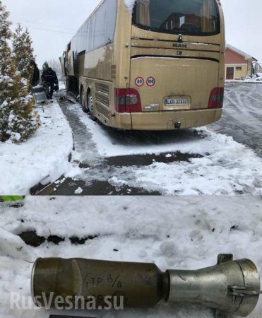 Польский автобус во Львове обстреляли из гранатомета — подробности (ФОТО)