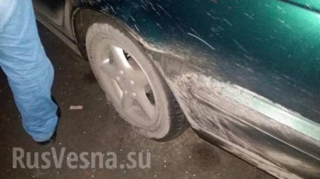 Во Львовской области автомобиль с польскими номерами въехал под городскую елку (ФОТО)