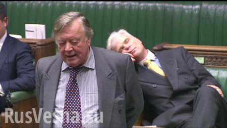 В Британии депутат уснул во время дебатов в прямом эфире (ВИДЕО)