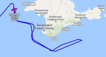 Российский истребитель перехватил американский самолет-разведчик над Черным морем