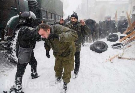 В МВД Украины рассказали, для чего держали на коленях задержанных «михомайдановцев»