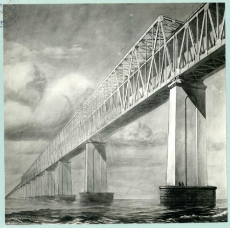 Сталинский проект Керченского моста 1949 г.