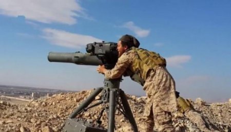 Видео 18+: боевики «Сирийской свободной армии» атаковали правительственные войска из ПТРК