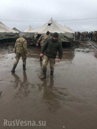«Аспирантура» НАТО: полигон ВСУ утонул в грязи (ФОТО, ВИДЕО)
