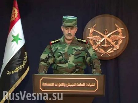 Заявление командования Армии Сирии в связи с победой в Восточной Гуте (КАРТА)