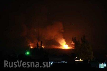 Огненный ад: «РусВесна» побывала на месте ночного авиаудара по секретному объекту в Сирии (ФОТО, ВИДЕО)