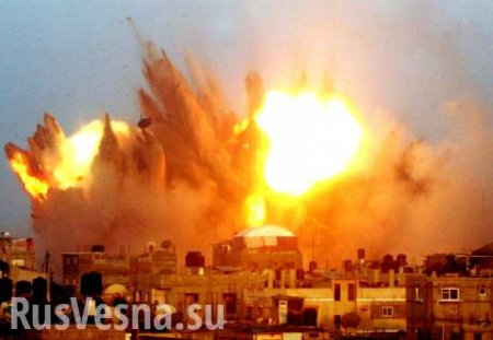 Мощнейший взрыв: Как русский «Змей Горыныч» сжигает боевиков на юге Дамаска (ВИДЕО)