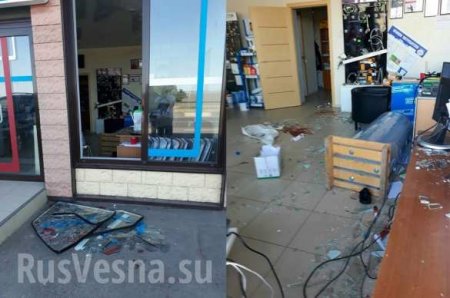 На Кубани парапланерист упал на дорогу и пробил витрину магазина (ФОТО, ВИДЕО)