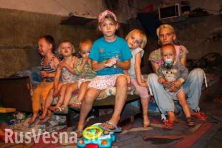 Дети из прифронтового района Горловки получили праздничные подарки от Армии ДНР (ВИДЕО)