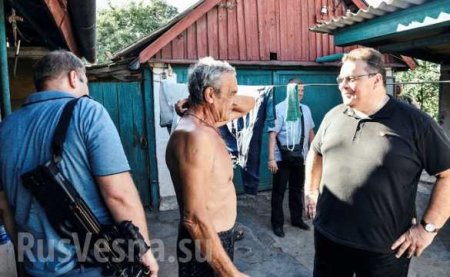 Глава МИД Литвы приехал на линию соприкосновения на Донбассе (ФОТО)