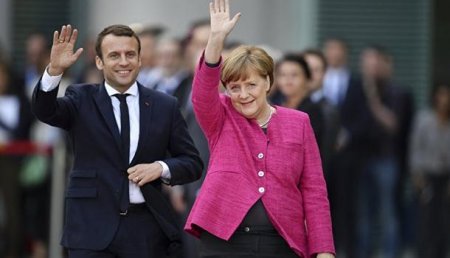Deutsche Welle: Немцы больше доверяют Макрону, чем Меркель
