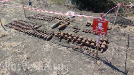 На оккупированном Киевом Донбассе взорваны сотни боеприпасов (ФОТО, ВИДЕО)
