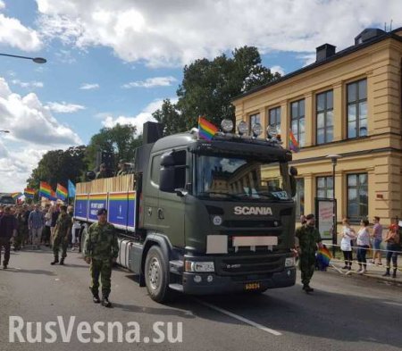 Конец Европы: на гей-парад в Швеции власти обязали выйти военных, полицейских и сотрудников МИД (ФОТО)