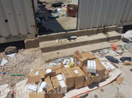 Сирия: Российские военные обнаружили на посту ООН производство бомб и поясов смертников (ФОТО)