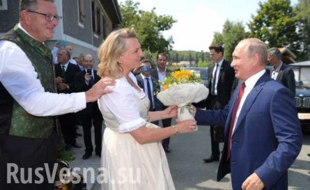 Путин рассказал, что общего у него с мужем Карин Кнайсль
