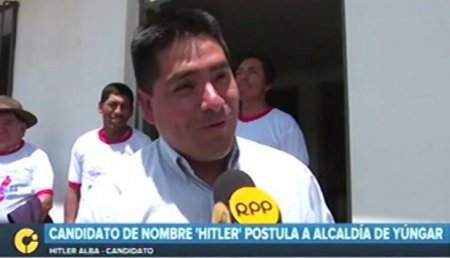 Гитлер против Ленина: уникальные выборы мэра в Перу (ФОТО)