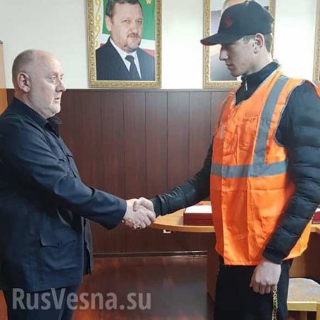 Чеченец, оскорбивший русского парня, получил работу в Грозном (+ВИДЕО, ФОТО)