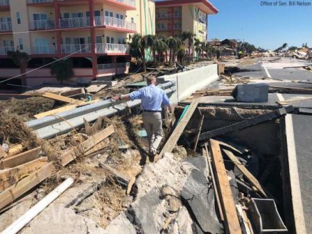 Флорида считает погибших после разрушительного урагана «Майкл» (ФОТО, ВИДЕО)