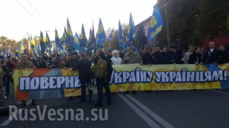 Марш неонацистов в Киеве — ПРЯМАЯ ТРАНСЛЯЦИЯ. Смотрите и комментируйте с РВ (ФОТО)