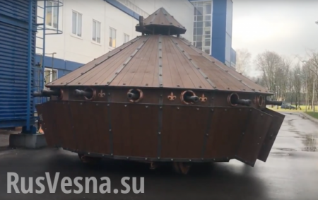 В Белоруссии создали танк по эскизам Леонардо да Винчи (ФОТО, ВИДЕО)