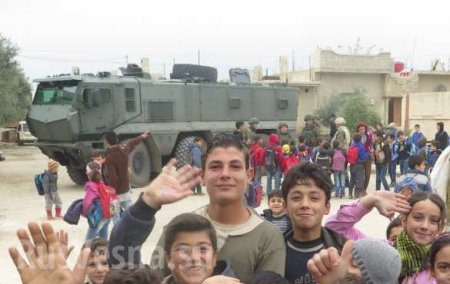 Сирия: российские военные «попали в окружение» к детям экс-боевиков в бывшем котле исламистов (ФОТО)