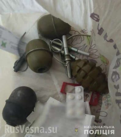 В Киеве пьяный мужчина пытался продать гранаты продавщице магазина(ФОТО)