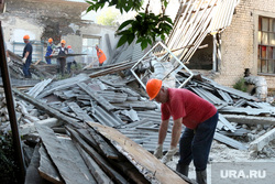 В Саратове обрушилась часть исторического здания. Фото