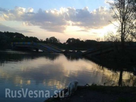 Летний «мостопад» на Донбассе: в Зугрэсе и Подгоровке взорваны мосты (фото)
