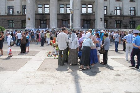 В Одессе восстановили крест памяти погибшим 2 мая