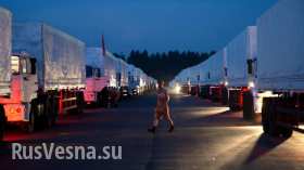 В Новороссию направилась российская гуманитарная колонна МЧС из 280 грузовых автомобилей