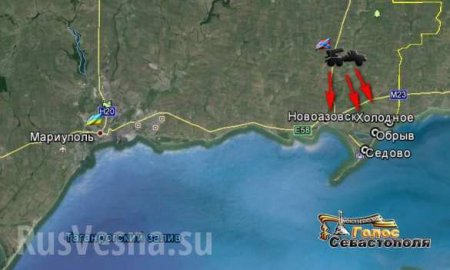 Прорыв к морю: Ополчение ведёт бои в районе Новоазовска и в поселке Седово (карта)