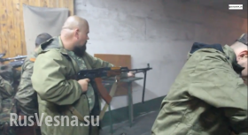 Сюжеты об ополченцах: бойцы ЛНР тренируются перед боем (видео)