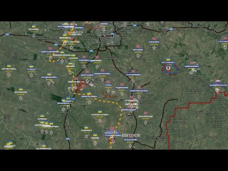 Обзор карты боевых действий 19.09.2014 в 18:40
