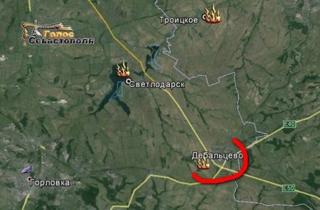 Оперативная сводка: армия Новороссии окружает Дебальцево