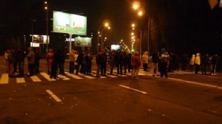 Забастовка из-за отсутствия отопления жителей Киева