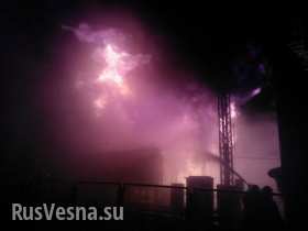 Сильнейший пожар на Южно-Украинская АЭС тушили 125 спасателей (видео)