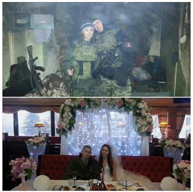 Ещё одна свадьба на фронтах Новороссии